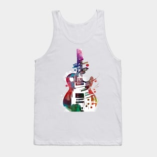 Guitar music art #guitar #music Tank Top